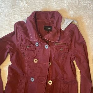 Hurley Burgundy Jacket